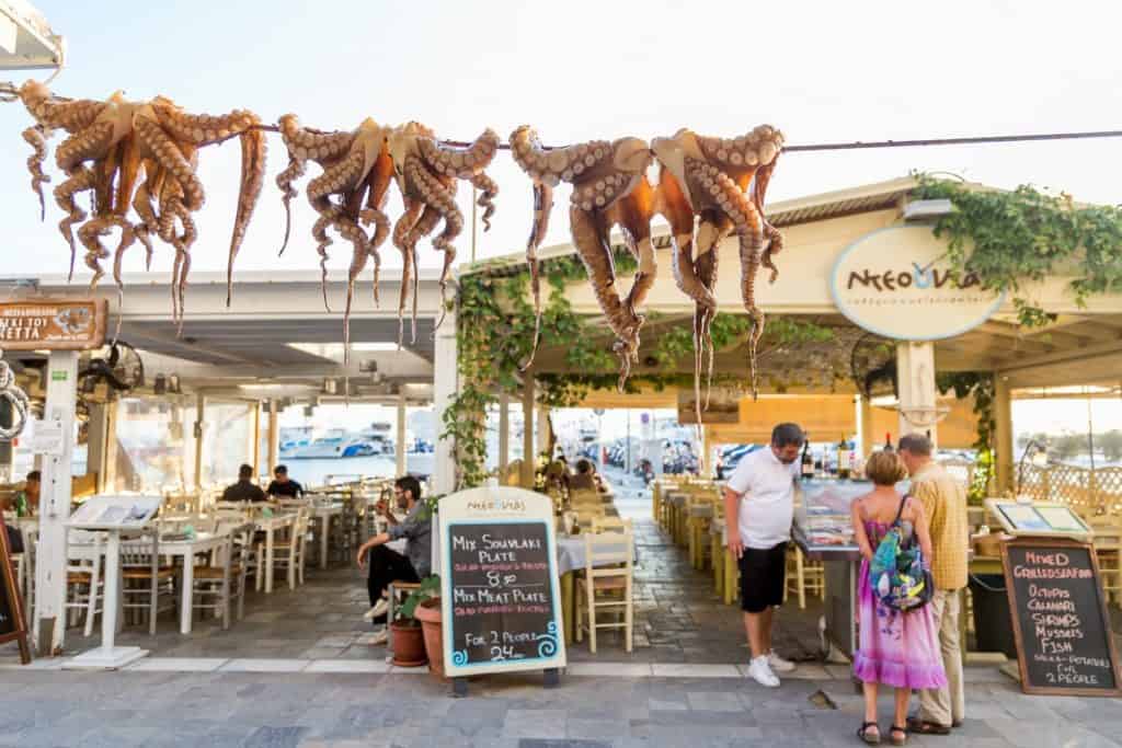The local cuisine of Naxos